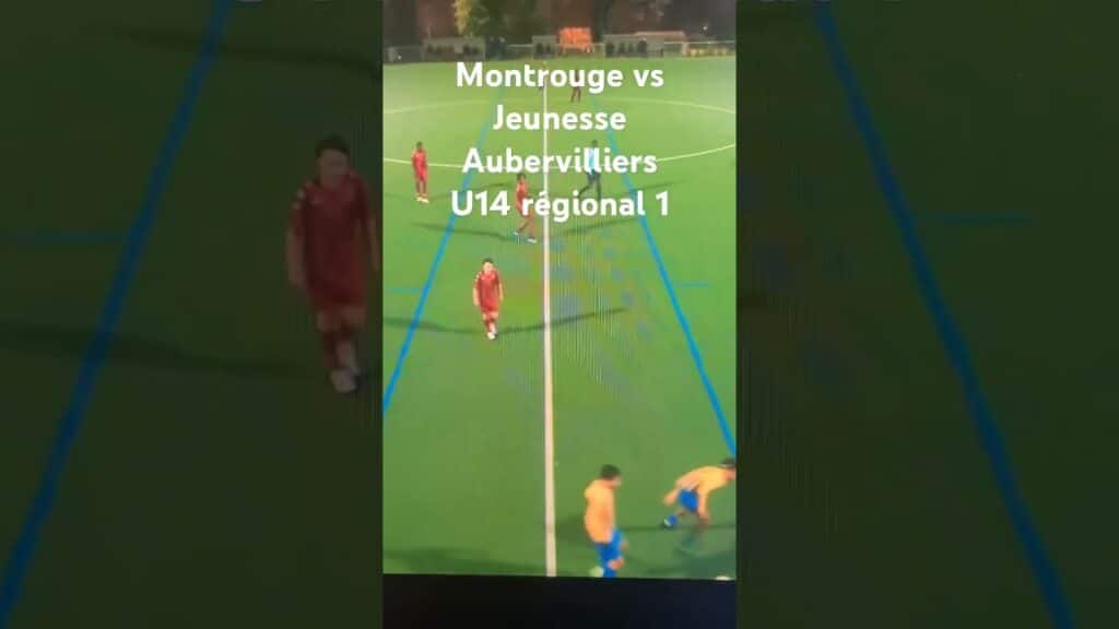 , (Montrouge): Montrouge vs Jeunesse Aubervilliers U14 régional 1 #football #footballshorts #footballskills
