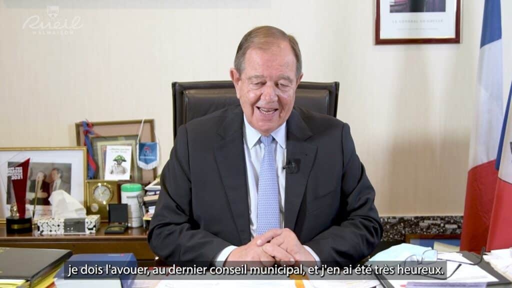 , (Rueil-Malmaison): Les vœux 2022 de Patrick Ollier, Maire de Rueil-Malmaison