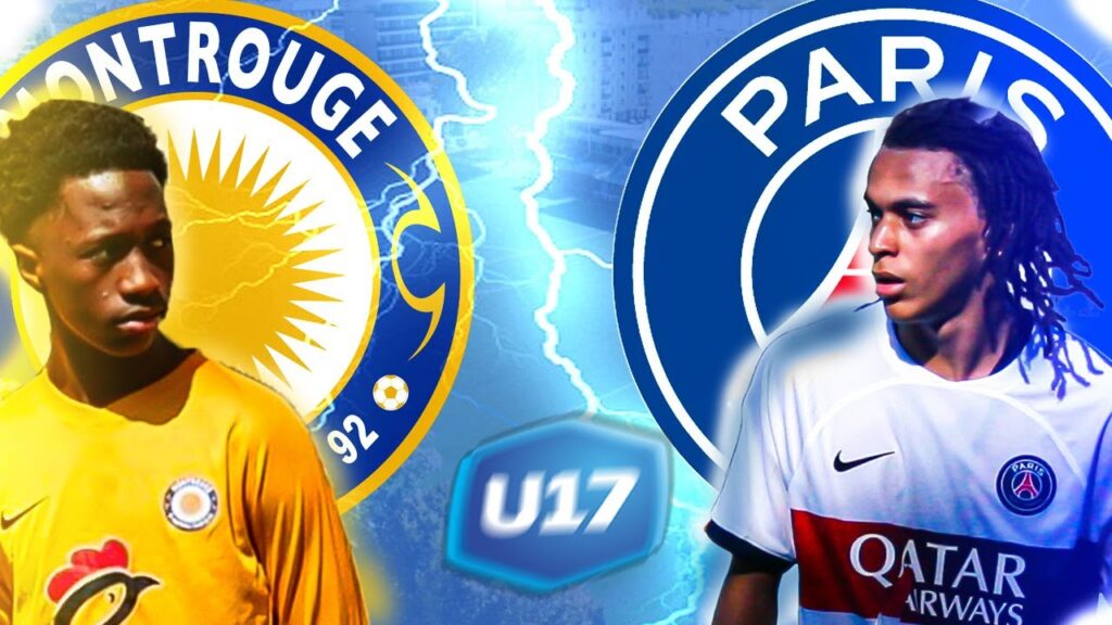 , Montrouge, » Au cœur des U17 NAT du Montrouge FC » face au PSG.
