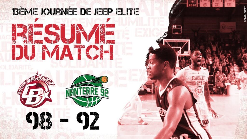 , nanterre basket,Cholet Basket – Nanterre: Résumé du Match